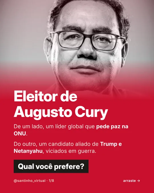 Card 1: Eleitor de Augusto Cury