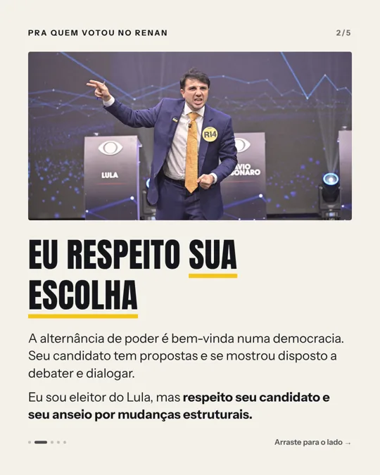 Card 2: Eu respeito sua escolha