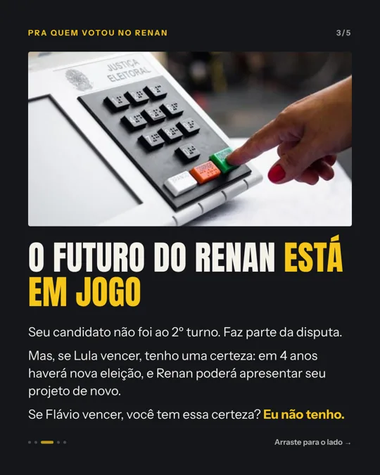 Card 3: O futuro do Renan está em jogo